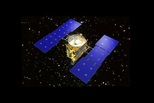 Hayabusa space probe in space