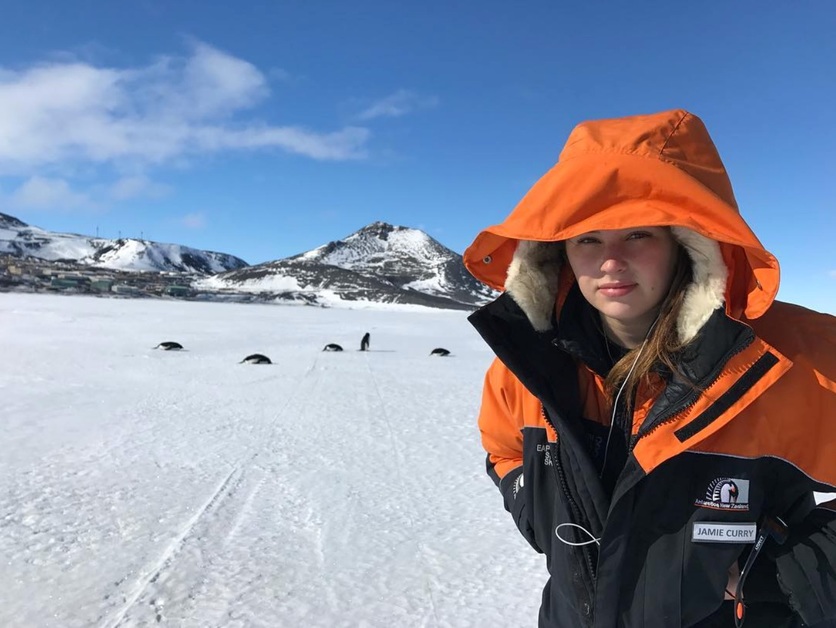 Jamie Curry in Antarctica