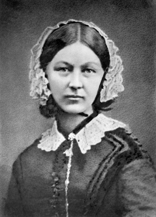 Photo of a young Florence Nightingale, by Henry Hering, c. 1860