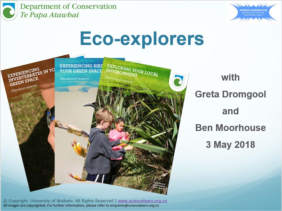 Ecoexplorers slideshow — Science Learning Hub