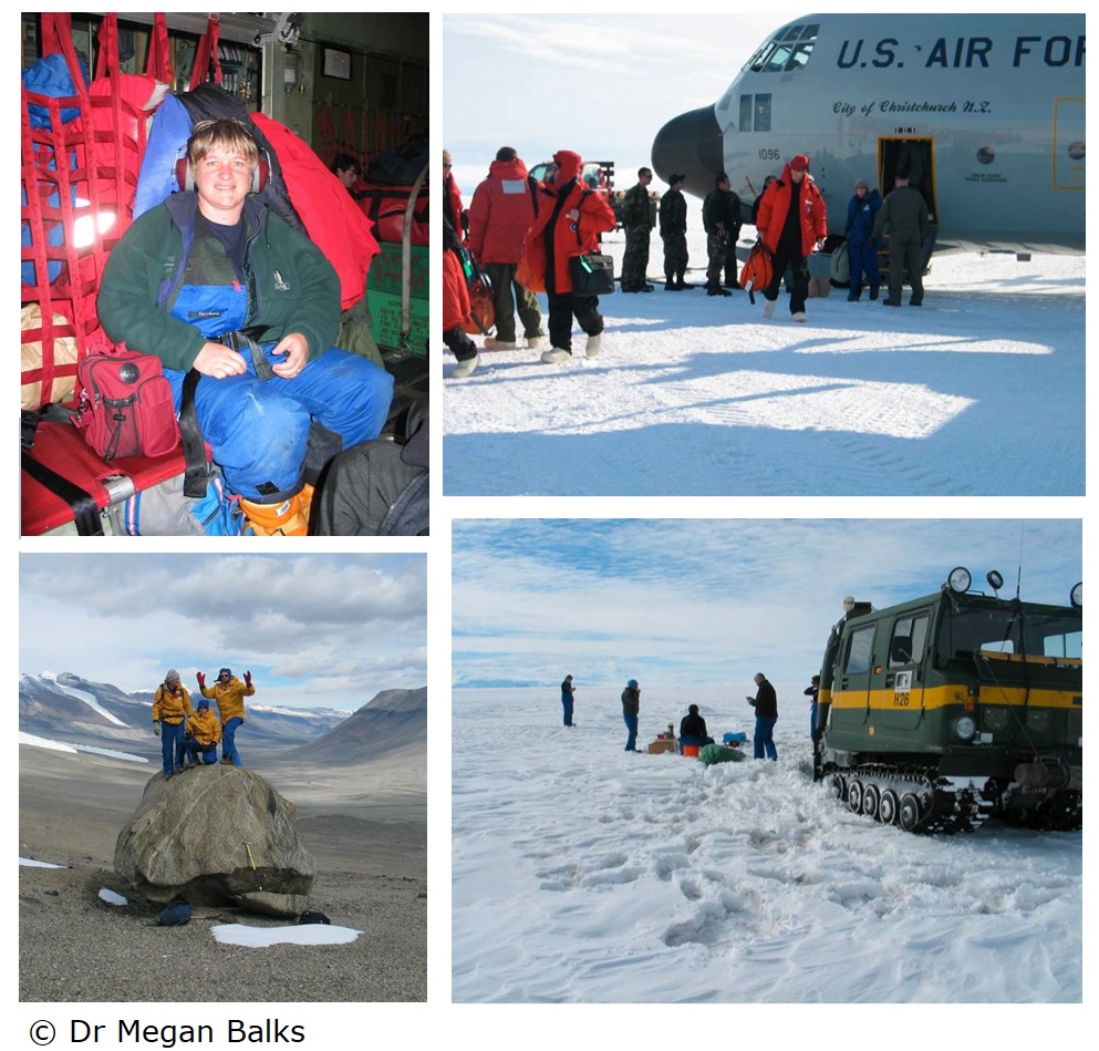 what are three research goals of scientists in antarctica