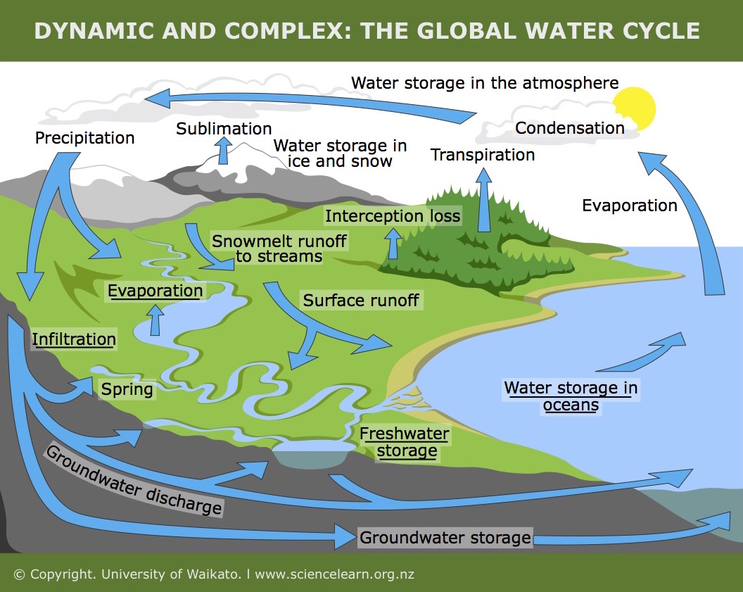 Dynamic and complex: the global water cycle — Science Learning Hub