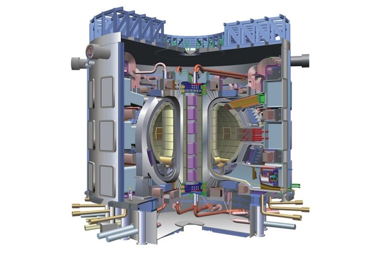 ITER fusion project, a 500 MW tokamak. 