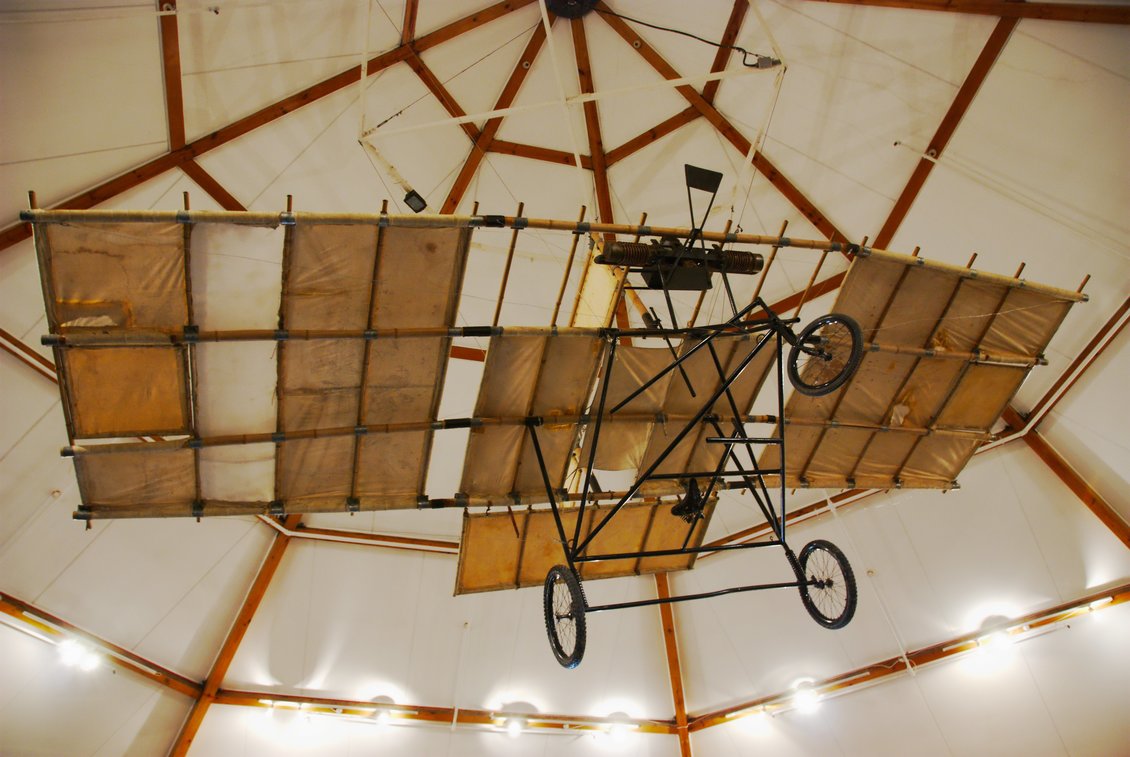 Replica of Richard Pearse’s monoplane at South Canterbury Museum