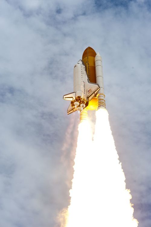 Final launch of Space Shuttle Atlantis on 8 July 2011.