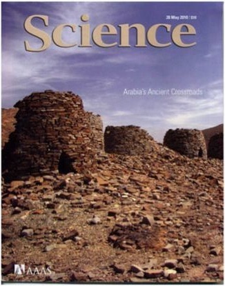 Cover of the journal 'Science' Vol 328, no. 5982, 28 May 2010.