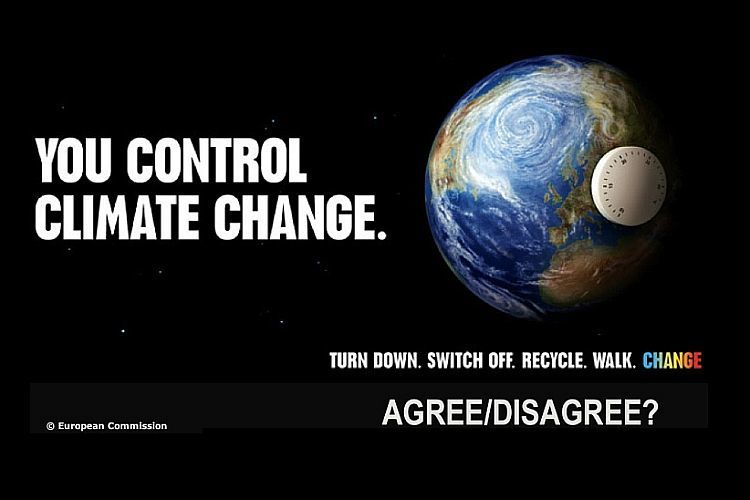 A Climate Change Poster from the European Commission. 