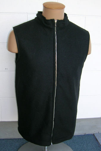 Clothes dummy wearing AgResearch’s prototype stab-resistant vest