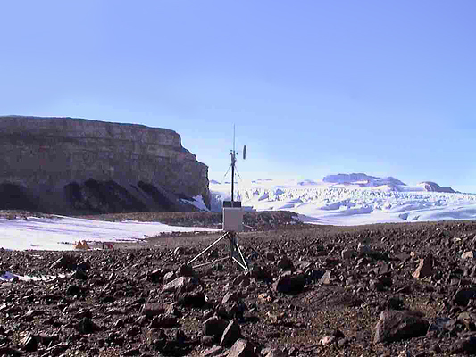 A climate research station at Mount Fleming, Antarctica.
