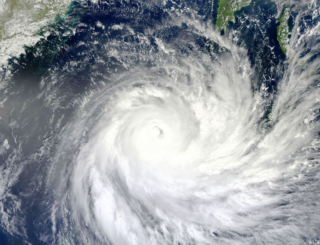 Tropical Cyclone Yasi in 2011 from a NASA’s Terra satellite,
