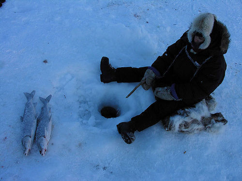 Inuit fishing Science Learning Hub