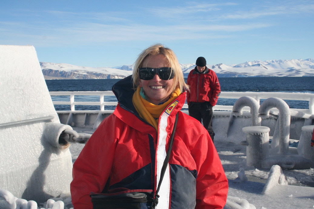 Jenny Vissor the doctor on board research vessel Tangaroa.