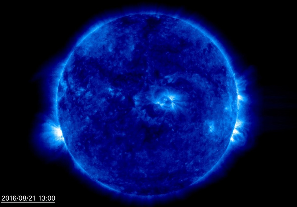 An ultraviolet image of the Sun's corona