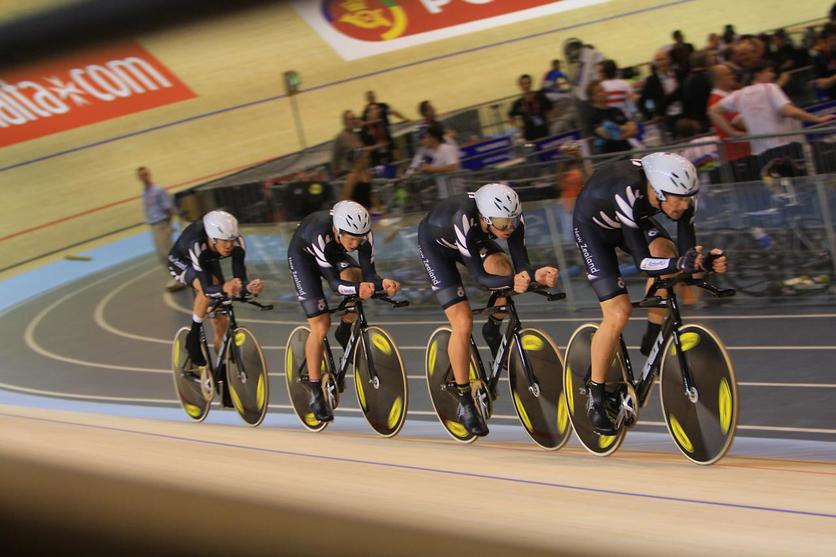 New Zealand pursuit team aerodynamic time trial race 2010.