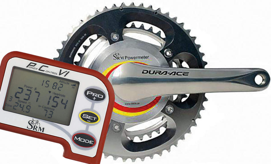 A cycling power meter.