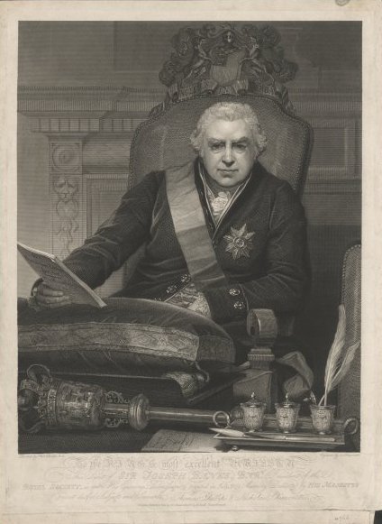 Engraving of Sir Joseph Banks (1743–1820)