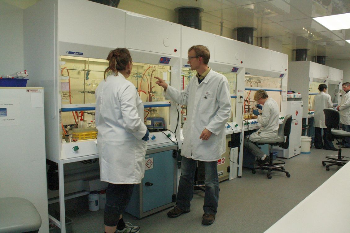 Scientists in lab at Malaghan Institute of Medical Research.