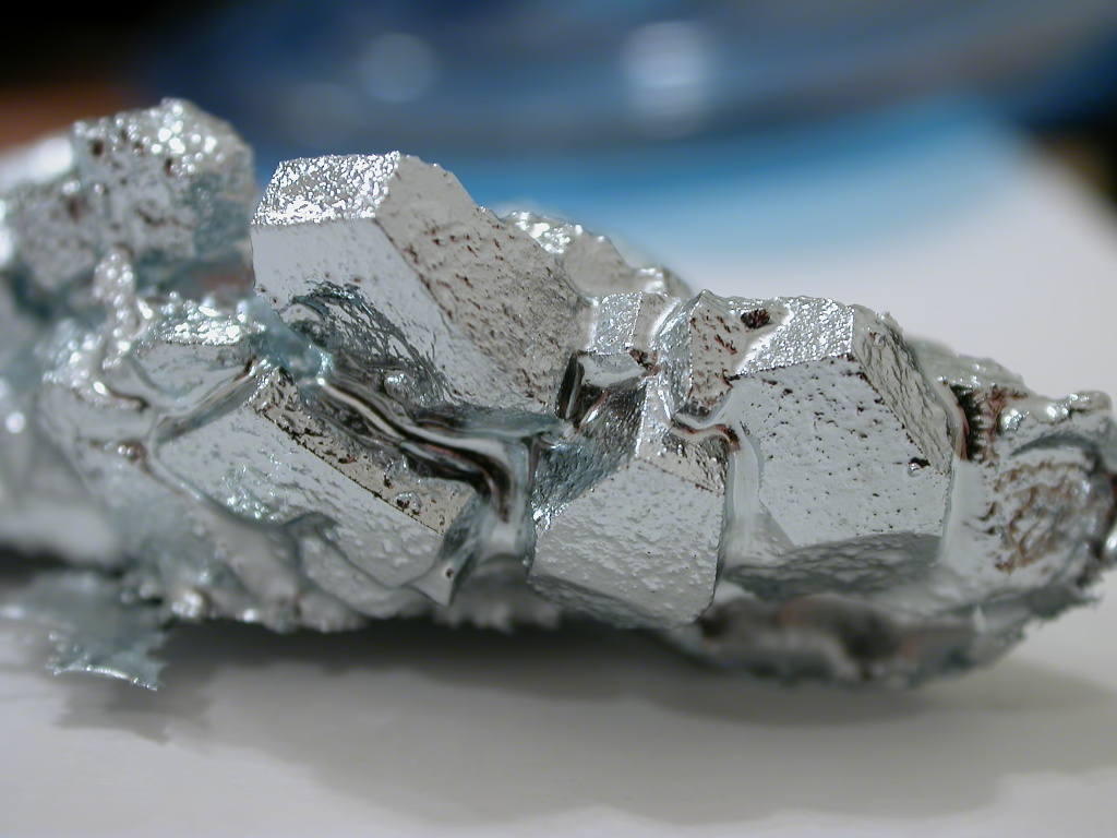 Elemental gallium is a soft, silvery metal .