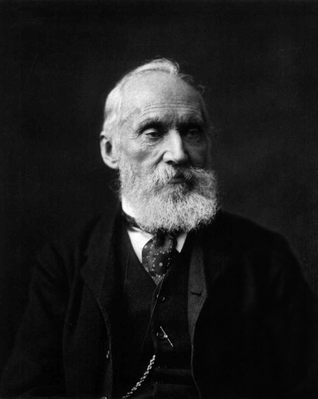 Black and white Photograph of William Thomson, Lord Kelvin.