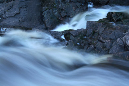Close up of a Raging river.