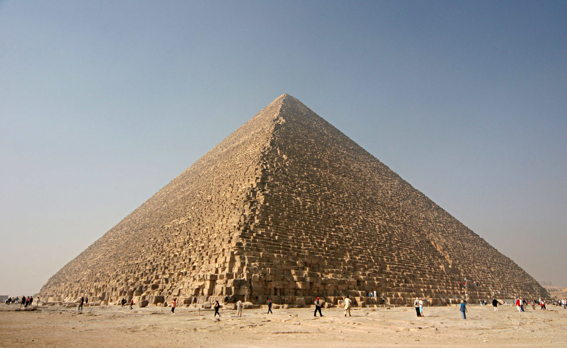 The Great Pyramid of Giza. Kheops pyramid.
