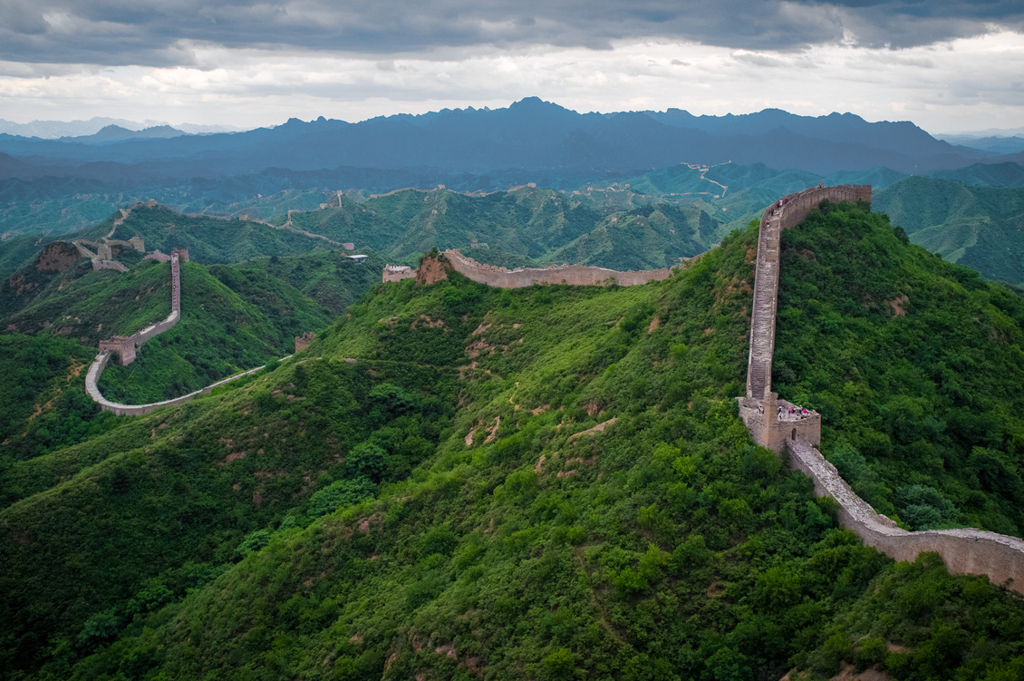The Great Wall of China at Jinshanling. 
