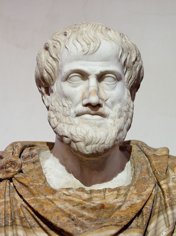 Marble bust of Aristotle (384–322 BC)