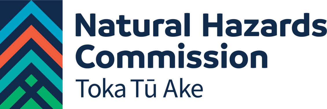 Natural Hazards Commission Toka Tū Ake logo.