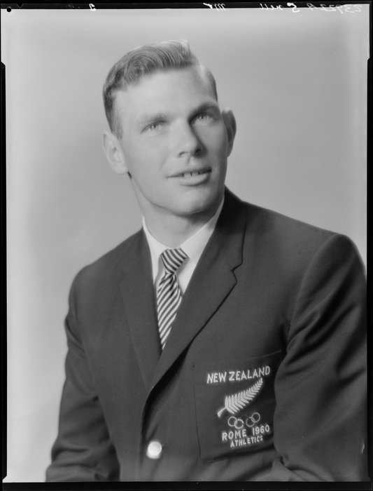 Peter Snell, athlete with New Zealand Olympic Team. Rome, 1960