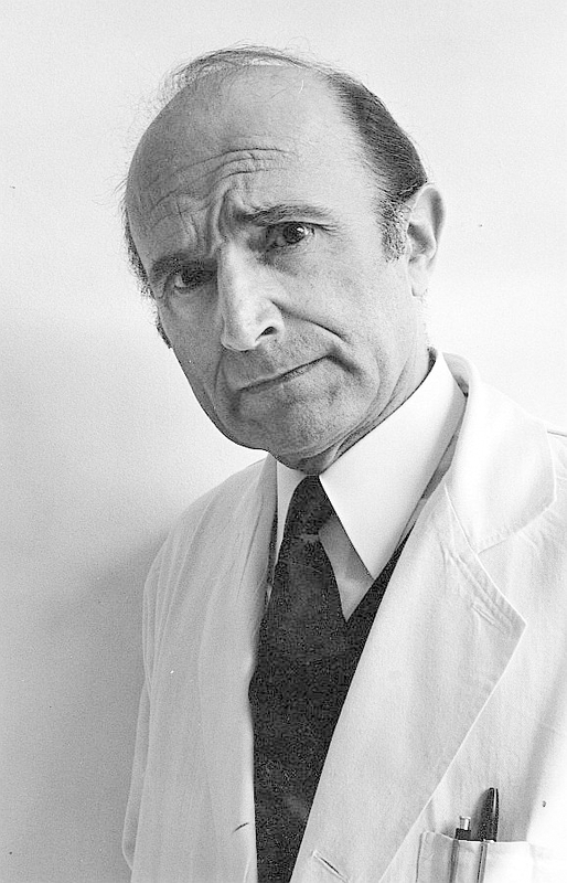 Dr Georges Mathé, a French oncologist and immunologist.