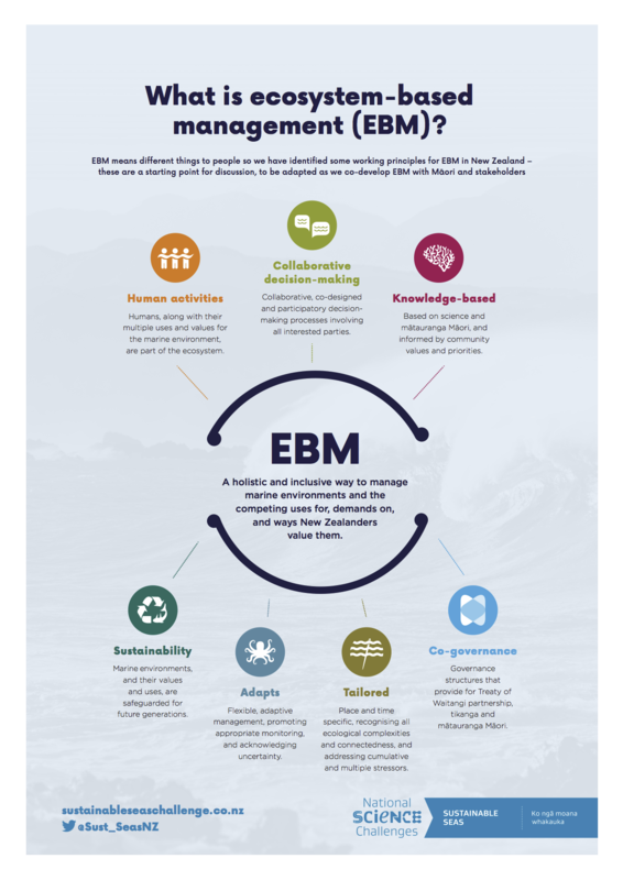 Developing ecosystem-based management (EBM) diagram. 