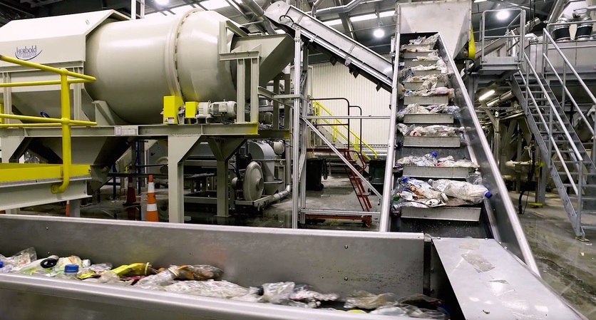 Machinery at the Flight Plastics recycling plant.