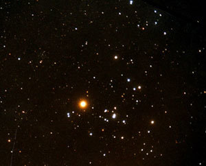 The red giant star - Aldebaran.
