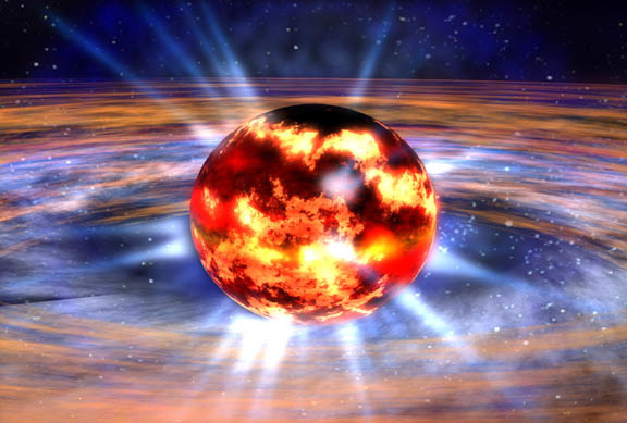 Illustration of a Neutron star