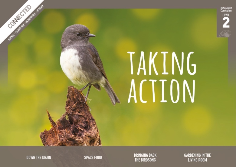 Cover of the 2017 level 2 Connected journal ‘Taking Action’