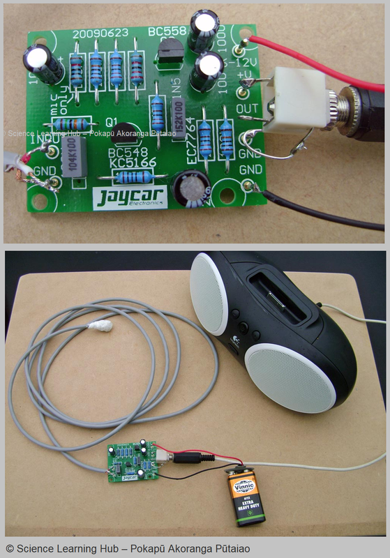 Construct a hydrophone — Science Learning Hub