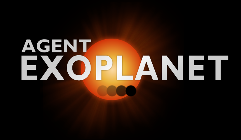 Logo of the Agent Exoplanet citizen science project.
