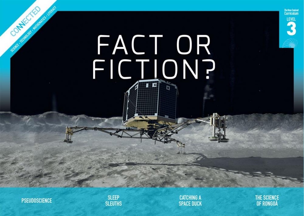 Cover of the 2015 Level 3 Connected journal, ‘Fact or fiction?'