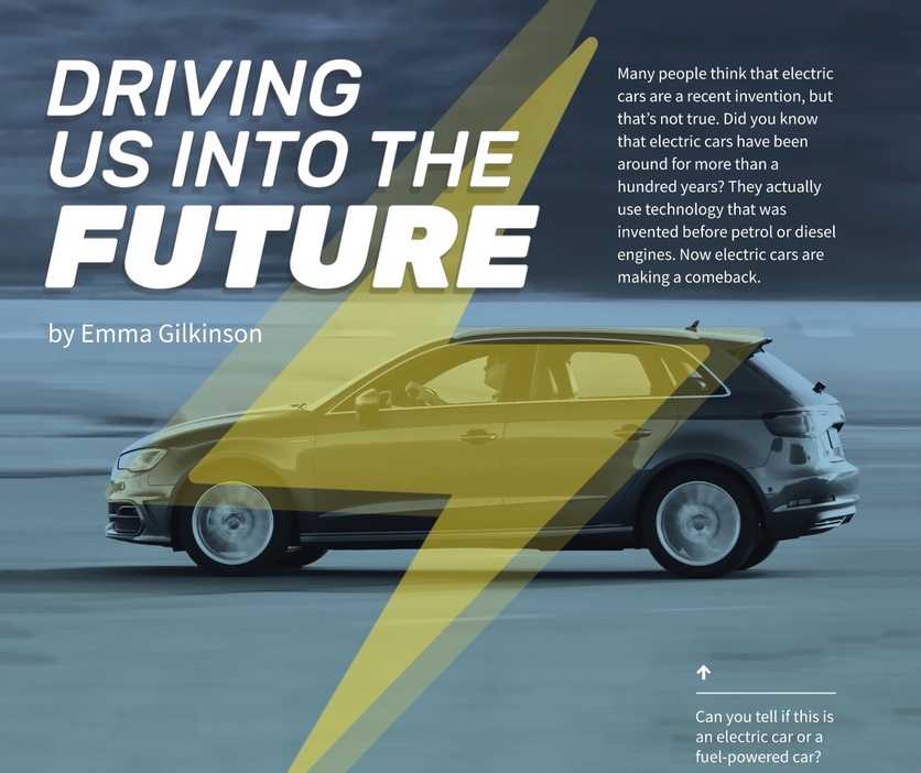 Cover of 2016 Connected article: Driving us into the future.