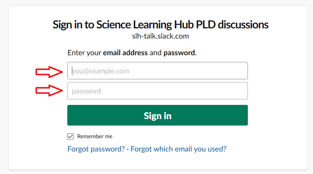 Slack online web