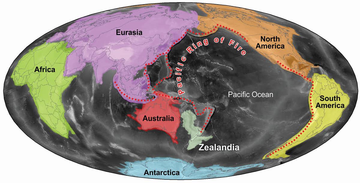 Subduction zones in the Pacific ocean—the Ring of Fire or the... | Download  Scientific Diagram