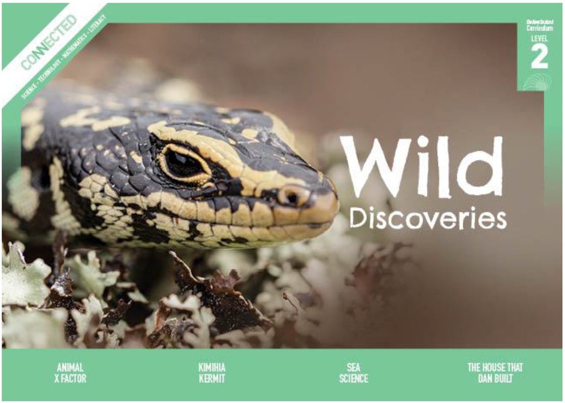 2019 level 2 Connected journal ‘Wild Discoveries’ cover page