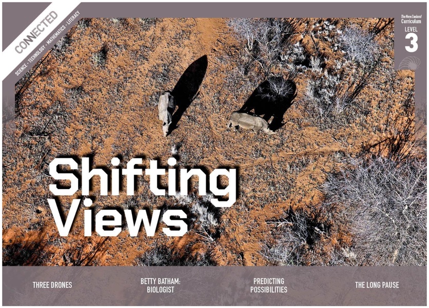 Cover of 2019 Connected Level 3: 'Shifting Views' journal. 