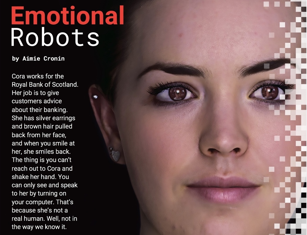 Cover of Connected journal article: Emotional robots