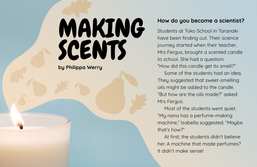 Cover page of 2020 level 2 Connected article: Making scents