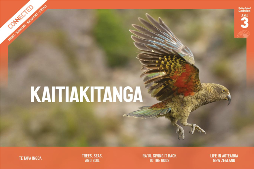 Cover page of the 2020 Connected journal ‘Kaitiakitanga'.
