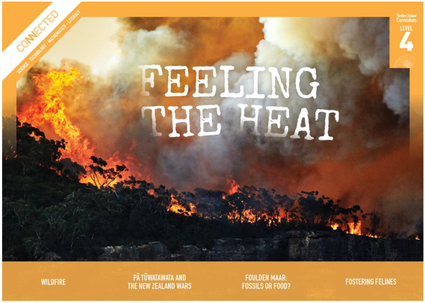 Cover of 2020 Connected journal Level 4: Feeling the Heat