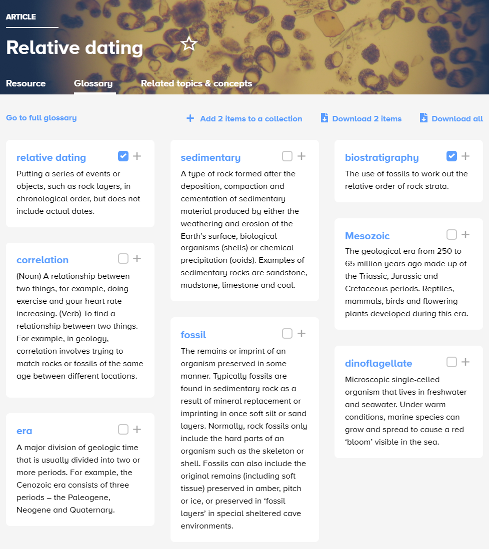 Explore our glossary, topics and concepts and more — Science Learning Hub
