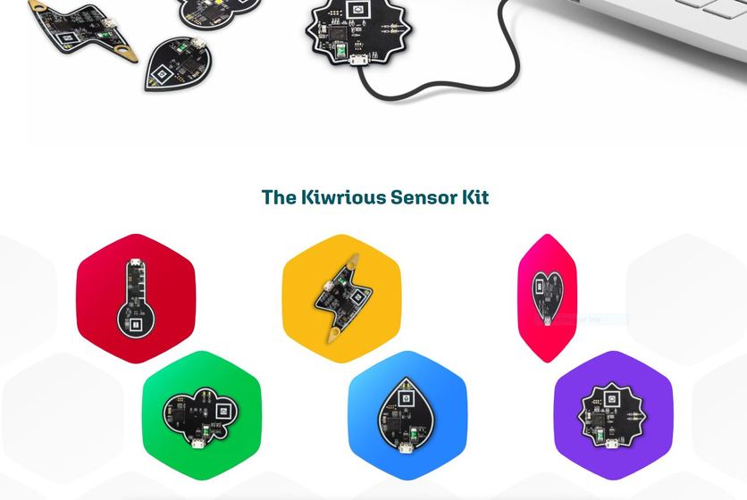 The Kiwrious Sensor Kit includes six sensors.