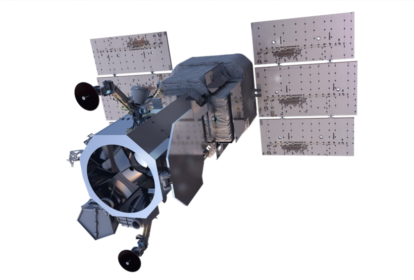 The DigitalGlobe WorldView-3 satellite.